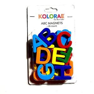 🆕 Colorful Magnetic Uppercase Letters, 26 count